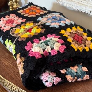 Colorful Handmade Crochet Blanket